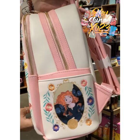 Loungefly Disney Princess and Sidekick Floral Mini Backpack